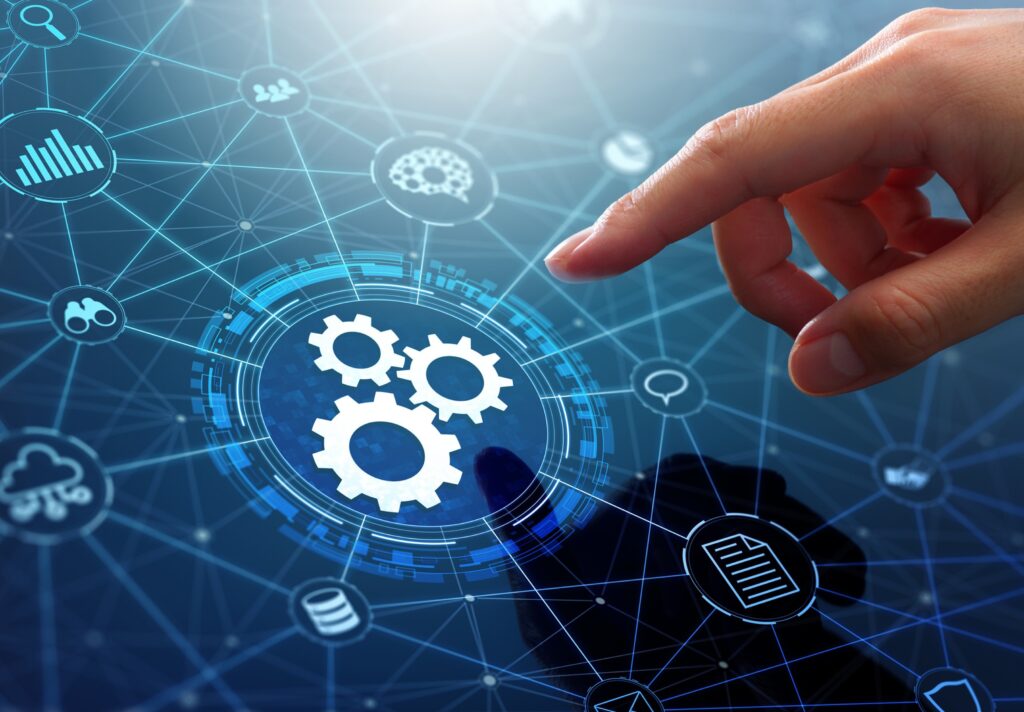 conceptual photo showing gears indicating customization